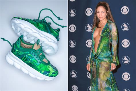 jlo green versace dress costume